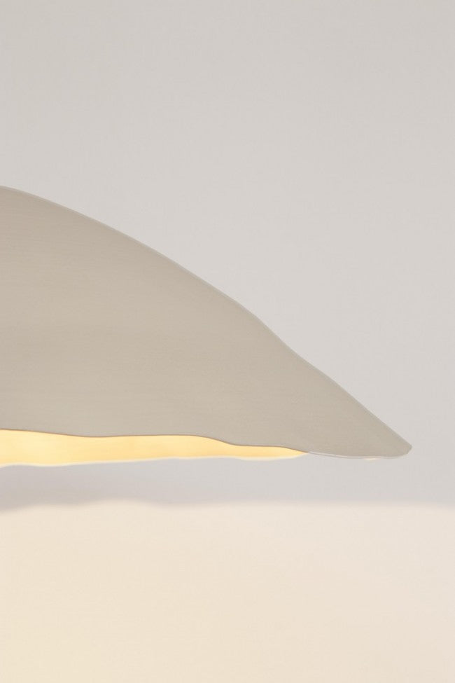 Lampadario Sospensione Metallo Nero Moderno da Interno - TARIQ Colore: Bianco