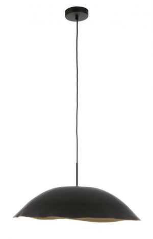 Lampadario Sospensione Metallo Nero Moderno da Interno - TARIQ Colore: Nero