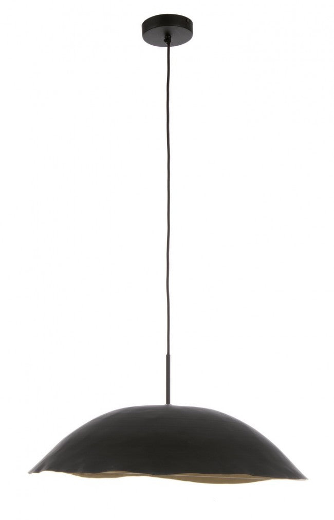 Lampadario Sospensione Metallo Nero Moderno da Interno - TARIQ Colore: Nero