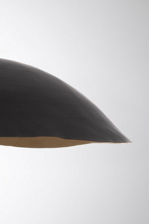 Lampadario Sospensione Metallo Nero Moderno da Interno - TARIQ Colore: Nero