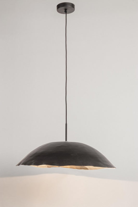 Lampadario Sospensione Metallo Nero Moderno da Interno - TARIQ Colore: Nero