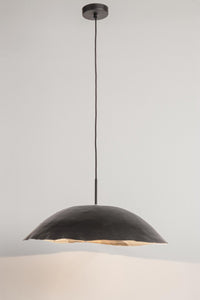 Lampadario Sospensione Metallo Nero Moderno da Interno - TARIQ Colore: Nero