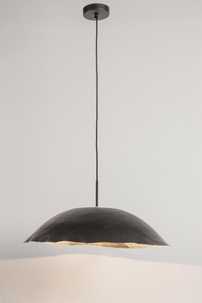 Lampadario Sospensione Metallo Nero Moderno da Interno - TARIQ Colore: Nero