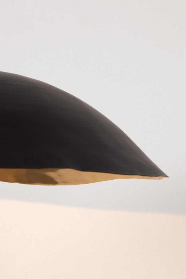 Lampadario Sospensione Metallo Nero Moderno da Interno - TARIQ Colore: Nero