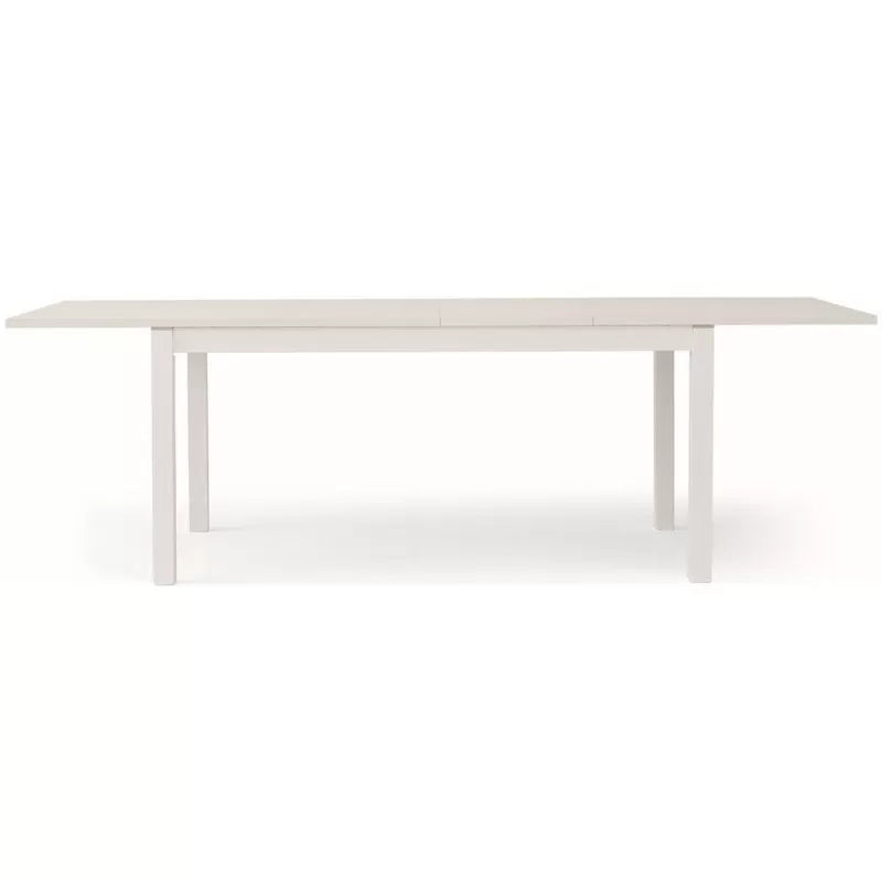 Tavolo moderno bianco frassinato allungabile 160x90x76h (553) - Mobili 2G