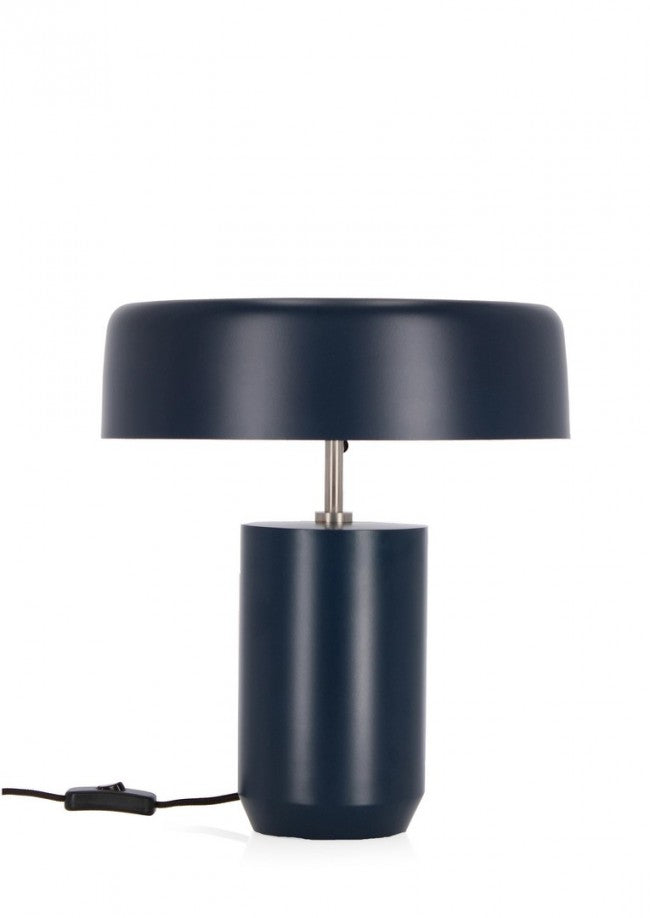 Lampada Tavolo Metallo Blu Moderna da Interno - SHIORI