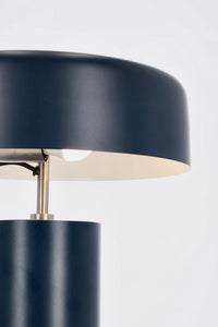 Lampada Tavolo Metallo Blu Moderna da Interno - SHIORI