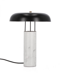 Lampada Tavolo Marmo Bianco Moderna da Interno - SHIORI
