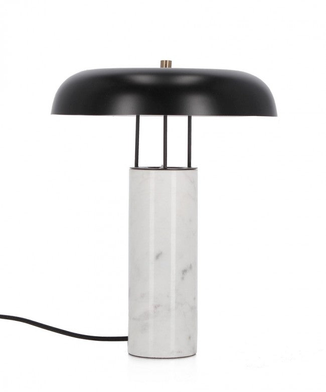 Lampada Tavolo Marmo Bianco Moderna da Interno - SHIORI