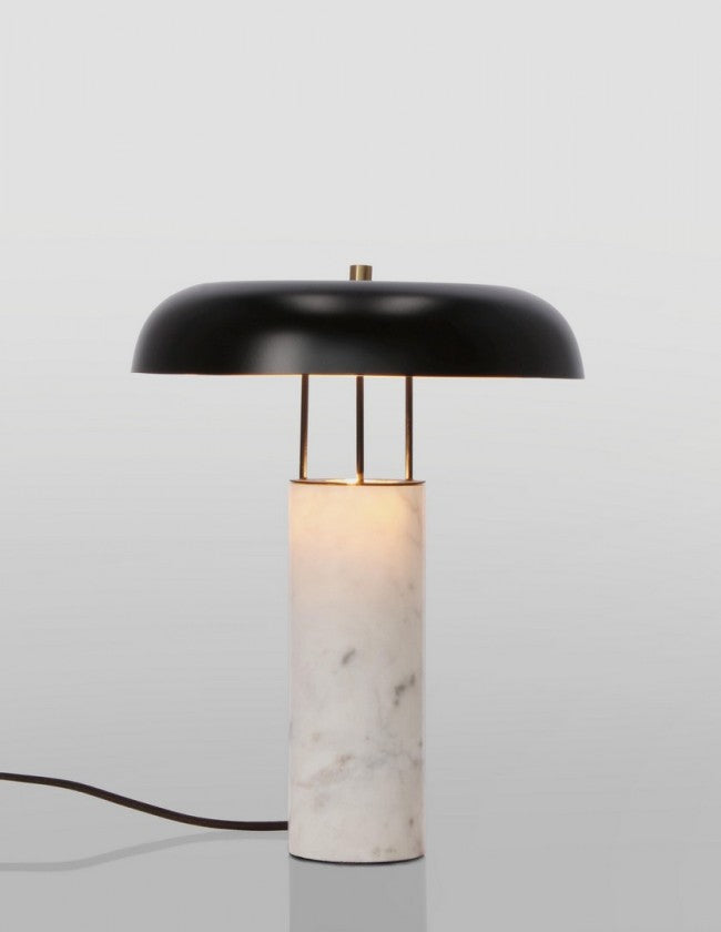 Lampada Tavolo Marmo Bianco Moderna da Interno - SHIORI