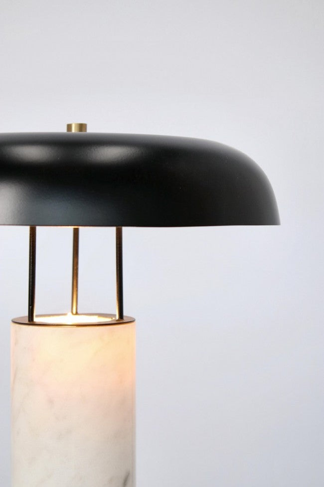 Lampada Tavolo Marmo Bianco Moderna da Interno - SHIORI