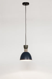 Lampadario Sospensione Metallo Blu Moderno da Interni - SHIORI Dimensione: D 21, Colore: Blu