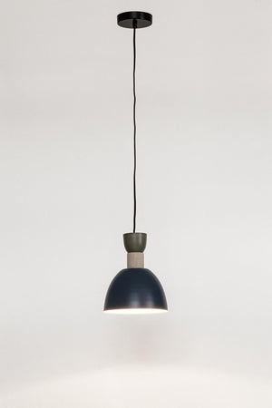 Lampadario Sospensione Metallo Blu Moderno da Interni - SHIORI Dimensione: D 21, Colore: Blu