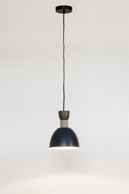 Lampadario Sospensione Metallo Blu Moderno da Interni - SHIORI Dimensione: D 21, Colore: Blu