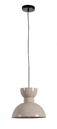 Lampadario Sospensione Metallo Blu Moderno da Interni - SHIORI Dimensione: D 30, Colore: Beige