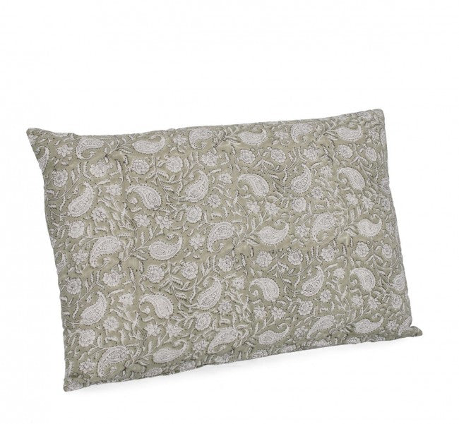 Set 4 Cuscini in Cotone Verde Boho da Interno - MEI-YING Dimensione: 40x60, Colore: Verde