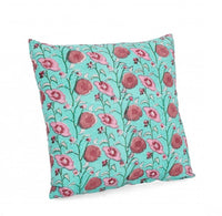 Set 4 Cuscini Cotone Verde Floreale da Interno - XIN Colore: Verde