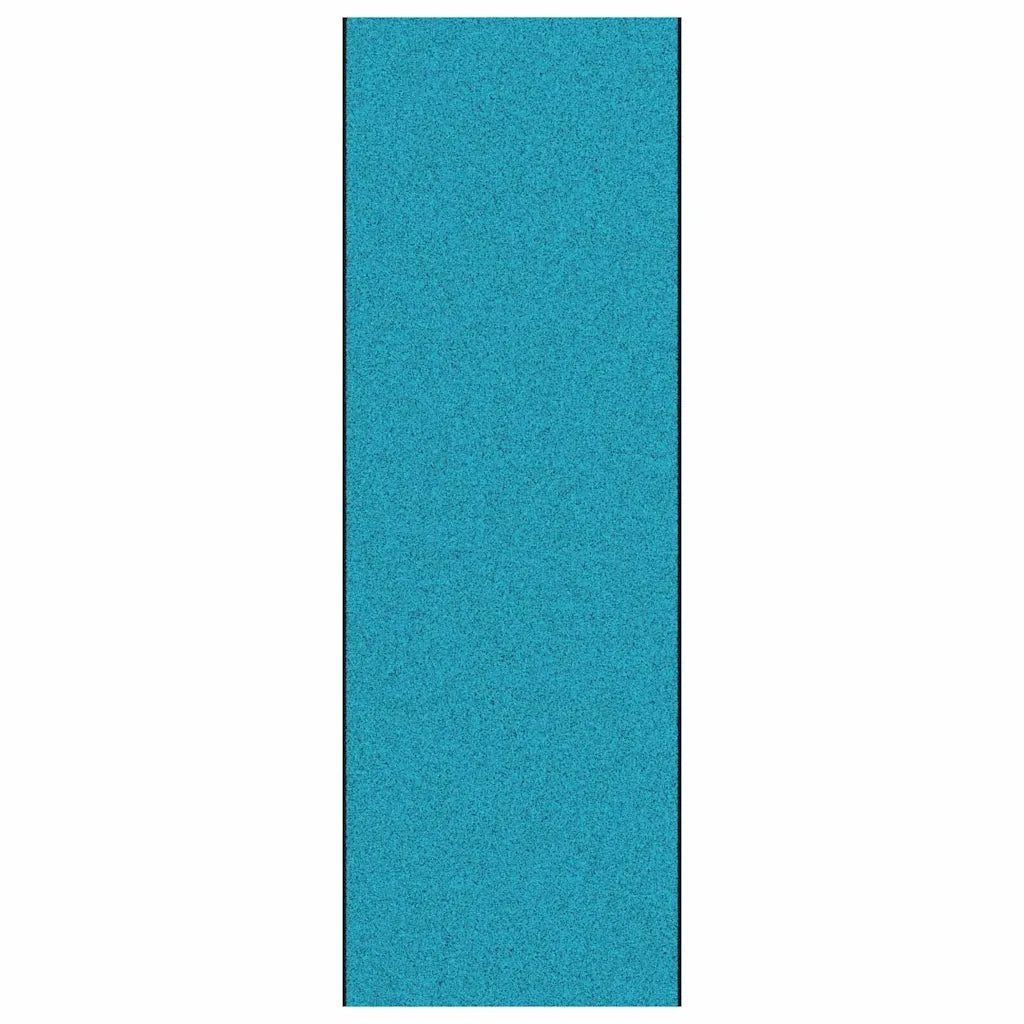 Zerbino | Tappetino Ciano e Nero 120 x 350 cm 100% Poliammide