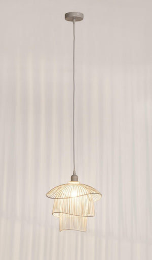 Lampadario Sospensione Metallo Bianco Moderno da Interno - JIA Colore: Bianco