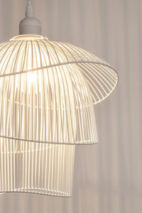 Lampadario Sospensione Metallo Bianco Moderno da Interno - JIA Colore: Bianco