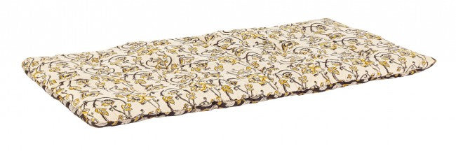 Set 4 Cuscini da Pavimento Cotone Verde Boho Interno 60x120 - ESOTICO Colore: Avorio