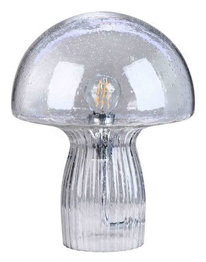 Lampada da Tavolo Vetro Trasparente Moderna Interno H25,5 - MEI-XIN Colore: Grigio