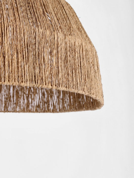 Lampadario in Iuta Marrone Chiaro Stile Rustico da Interno - MEI-FANG Colore: Marrone