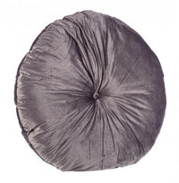 Set 4 Cuscini Meditazione Velluto Rosa Boho 90 cm - ARCADIA Colore: Grigio scuro