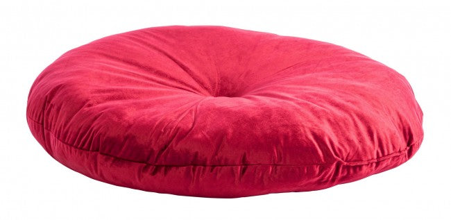 Set 4 Cuscini Meditazione Velluto Rosa Boho 90 cm - ARCADIA Colore: Bordeaux