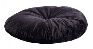 Set 4 Cuscini Meditazione Velluto Rosa Boho 90 cm - ARCADIA Colore: Nero