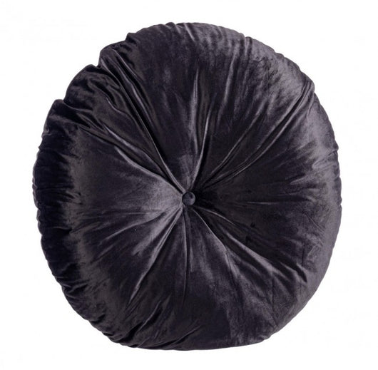 Set 4 Cuscini Meditazione Velluto Rosa Boho 90 cm - ARCADIA Colore: Nero