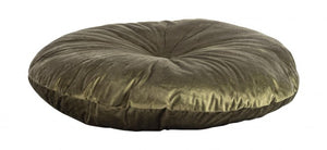 Set 4 Cuscini Meditazione Velluto Rosa Boho 90 cm - ARCADIA Colore: Verde Scuro