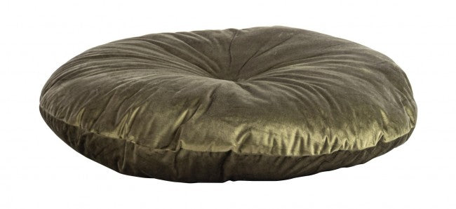 Set 4 Cuscini Meditazione Velluto Rosa Boho 90 cm - ARCADIA Colore: Verde Scuro