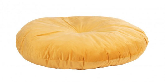 Set 4 Cuscini Meditazione Velluto Rosa Boho 90 cm - ARCADIA Colore: Giallo