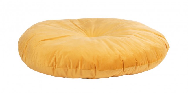 Set 4 Cuscini Meditazione Velluto Rosa Boho 90 cm - ARCADIA Colore: Giallo