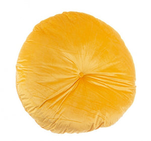 Set 4 Cuscini Meditazione Velluto Rosa Boho 90 cm - ARCADIA Colore: Giallo