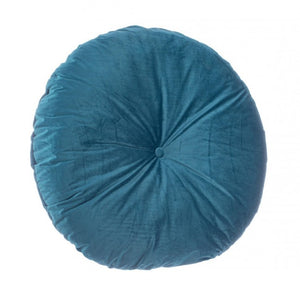 Set 4 Cuscini Meditazione Velluto Rosa Boho 90 cm - ARCADIA Colore: Avio