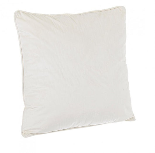 Set 4 Cuscini in Velluto Grigio Scuro Moderni da Interno - ARCADIA Dimensione: 50x50, Colore: Avorio