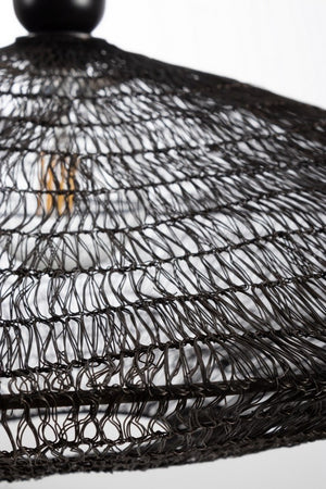 Lampadario Sospensione Metallo Nero Moderno da Interno - DARIO Colore: Nero