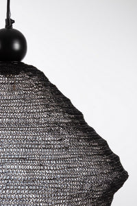 Lampadario Metallo Nero Moderno da Interno - DARIO Colore: Nero