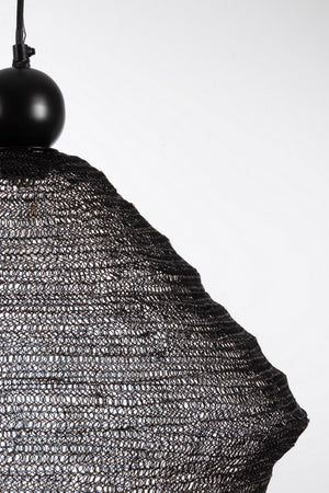 Lampadario Metallo Nero Moderno da Interno - DARIO Colore: Nero