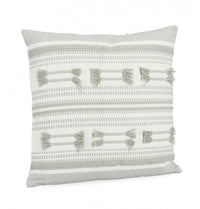 Set 4 Cuscini Cotone Verde Boho da Interno 45x47 cm - MEI-XIU Colore: Verde