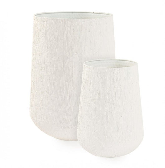 Porta Vaso Alto Acciaio Beige Moderno da Interno - FRESH Colore: Beige