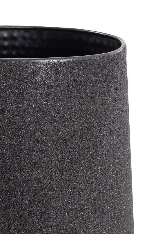 Porta Vaso Alto Acciaio Beige Moderno da Interno - FRESH Colore: Nero