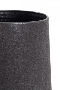 Porta Vaso Alto Acciaio Beige Moderno da Interno - FRESH Colore: Nero