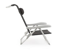 Set 6 Spiaggine Alluminio Grigio da Esterno - TROPICANA Colore: Antracite