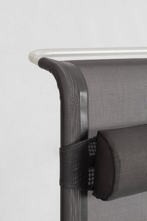 Set 6 Spiaggine Alluminio Grigio da Esterno - TROPICANA Colore: Antracite