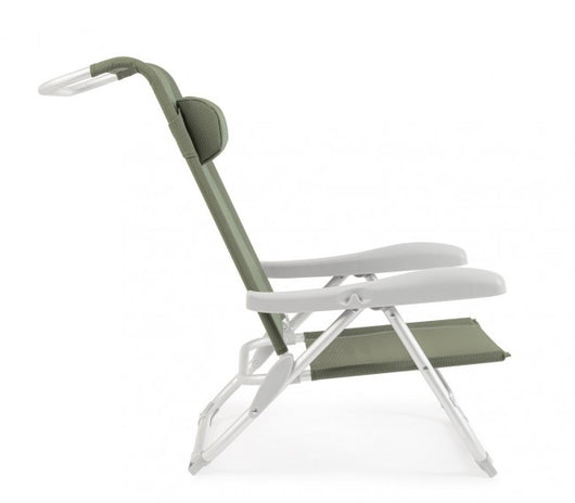 Set 6 Spiaggine Alluminio Grigio da Esterno - TROPICANA Colore: Verde