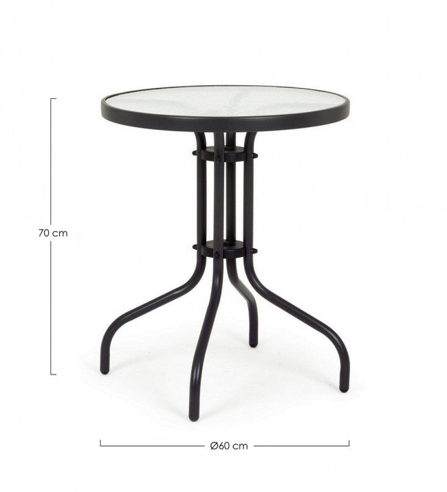 Tavolo rotondo da esterno D60 - RIPLEY