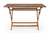 Tavolo Legno Marrone da Esterno 70x120 cm - SERENITY